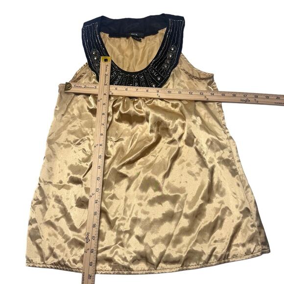 BCX Vintage Asian Beaded Glamour Full Length Top Size Small - Picture 4 of 5